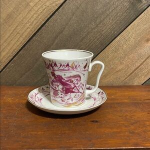 Lomonsov Tea Cup and Saucer